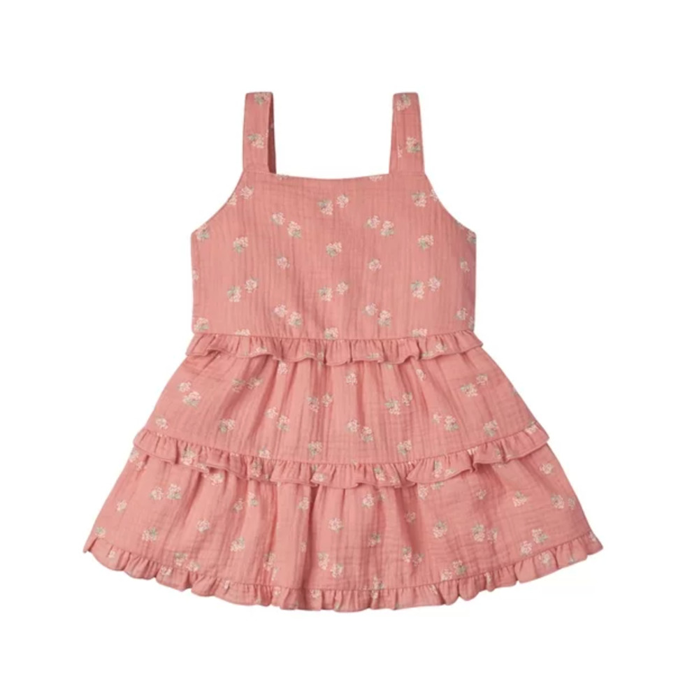 Modern Moments by Gerber Girls Tiered Gauze Floral Sun Dress NWT